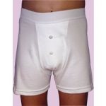 Washable Boxer Shorts with Pad for Men – Medium – White – 1 Pack - Gentle  Care Hub